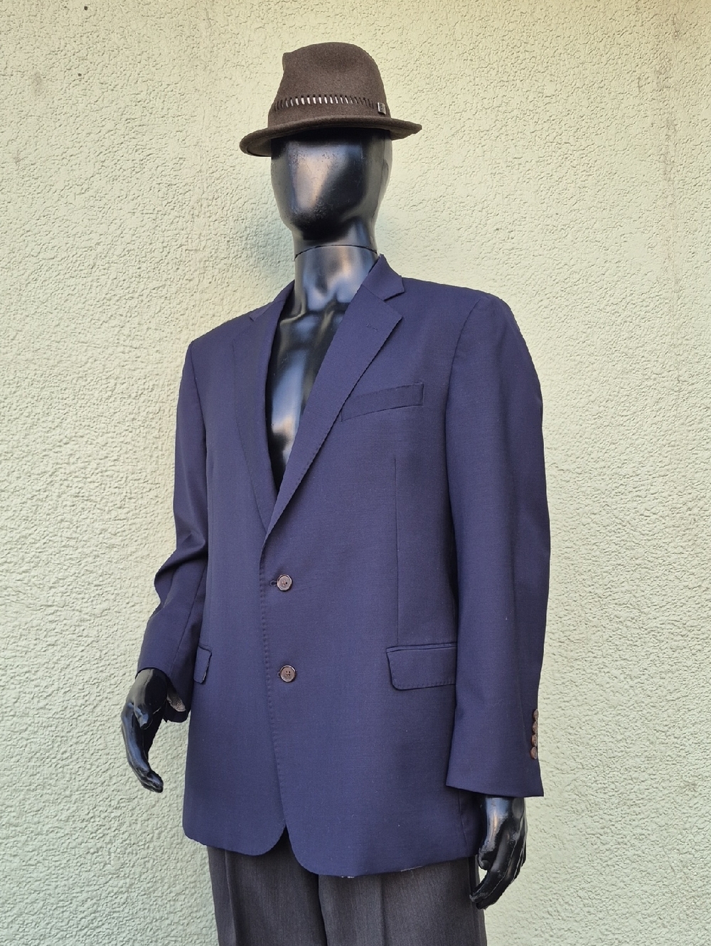Brooks Brothers Explorer (Jordan) Men's Fitzgerald Fit Classic Navy Blazer